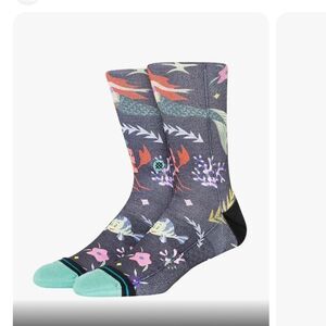 Stance Ariel By Estee x Disney The Little Mermaid unisex Stance socks. NWT.